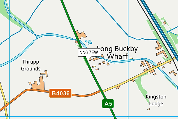 NN6 7EW map - OS VectorMap District (Ordnance Survey) NN6 7EW map - OS VectorMap District (Ordnance Survey)