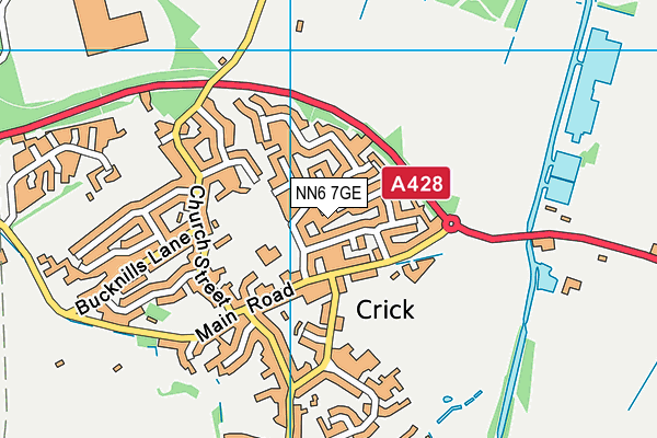 NN6 7GE map - OS VectorMap District (Ordnance Survey) NN6 7GE map - OS VectorMap District (Ordnance Survey)