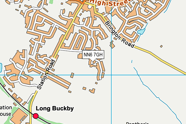 NN6 7GH map - OS VectorMap District (Ordnance Survey) NN6 7GH map - OS VectorMap District (Ordnance Survey)