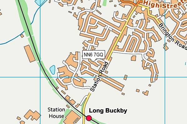 NN6 7GQ map - OS VectorMap District (Ordnance Survey) NN6 7GQ map - OS VectorMap District (Ordnance Survey)