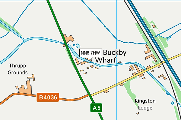 NN6 7HW map - OS VectorMap District (Ordnance Survey) NN6 7HW map - OS VectorMap District (Ordnance Survey)