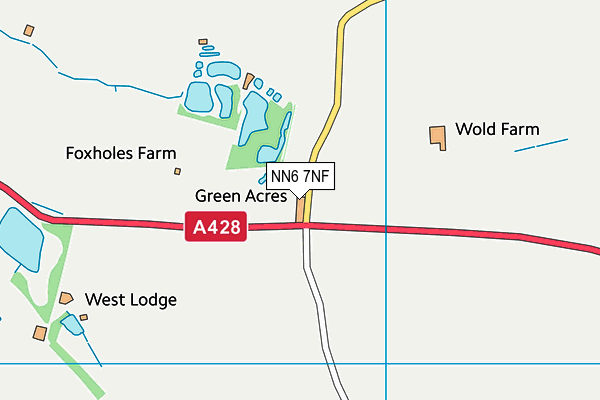 NN6 7NF map - OS VectorMap District (Ordnance Survey) NN6 7NF map - OS VectorMap District (Ordnance Survey)