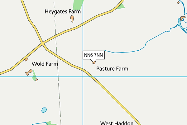 NN6 7NN map - OS VectorMap District (Ordnance Survey) NN6 7NN map - OS VectorMap District (Ordnance Survey)