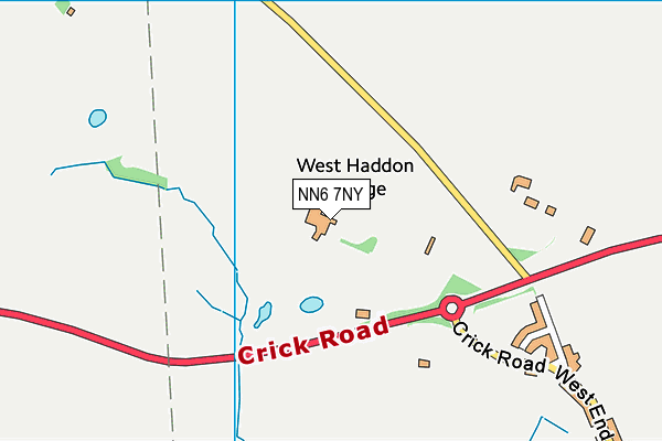 NN6 7NY map - OS VectorMap District (Ordnance Survey) NN6 7NY map - OS VectorMap District (Ordnance Survey)