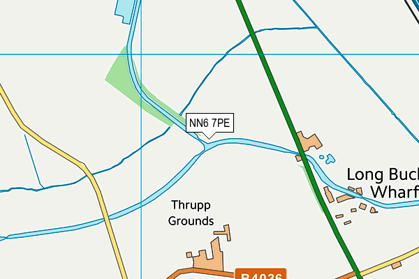 NN6 7PE map - OS VectorMap District (Ordnance Survey) NN6 7PE map - OS VectorMap District (Ordnance Survey)