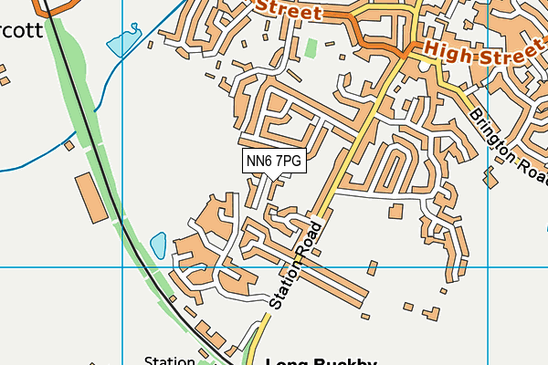 NN6 7PG map - OS VectorMap District (Ordnance Survey) NN6 7PG map - OS VectorMap District (Ordnance Survey)