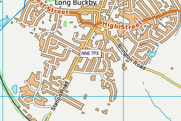 NN6 7PX map - OS VectorMap District (Ordnance Survey) NN6 7PX map - OS VectorMap District (Ordnance Survey)