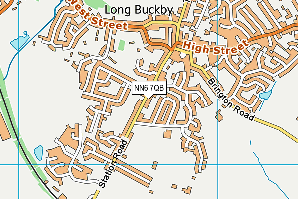 NN6 7QB map - OS VectorMap District (Ordnance Survey) NN6 7QB map - OS VectorMap District (Ordnance Survey)