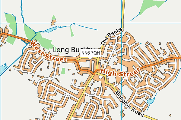 NN6 7QH map - OS VectorMap District (Ordnance Survey) NN6 7QH map - OS VectorMap District (Ordnance Survey)