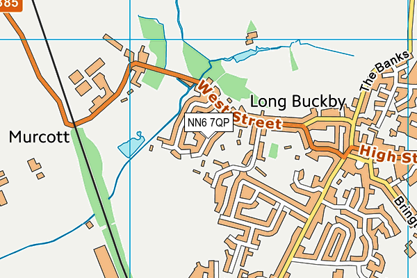 NN6 7QP map - OS VectorMap District (Ordnance Survey) NN6 7QP map - OS VectorMap District (Ordnance Survey)