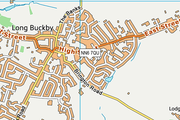 NN6 7QU map - OS VectorMap District (Ordnance Survey) NN6 7QU map - OS VectorMap District (Ordnance Survey)