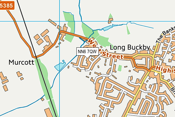 NN6 7QW map - OS VectorMap District (Ordnance Survey) NN6 7QW map - OS VectorMap District (Ordnance Survey)