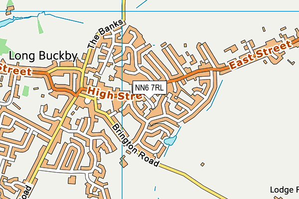 NN6 7RL map - OS VectorMap District (Ordnance Survey) NN6 7RL map - OS VectorMap District (Ordnance Survey)