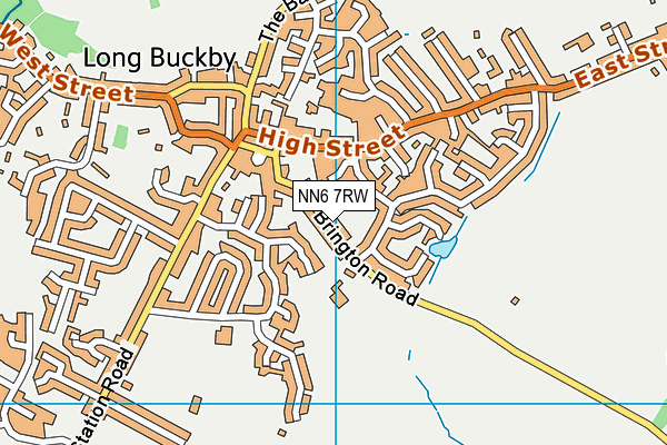 NN6 7RW map - OS VectorMap District (Ordnance Survey) NN6 7RW map - OS VectorMap District (Ordnance Survey)