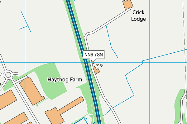 NN6 7SN map - OS VectorMap District (Ordnance Survey) NN6 7SN map - OS VectorMap District (Ordnance Survey)