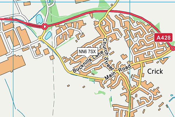 NN6 7SX map - OS VectorMap District (Ordnance Survey) NN6 7SX map - OS VectorMap District (Ordnance Survey)