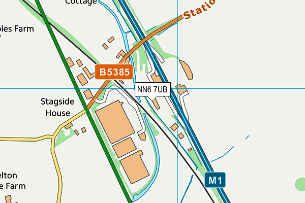 NN6 7UB map - OS VectorMap District (Ordnance Survey) NN6 7UB map - OS VectorMap District (Ordnance Survey)