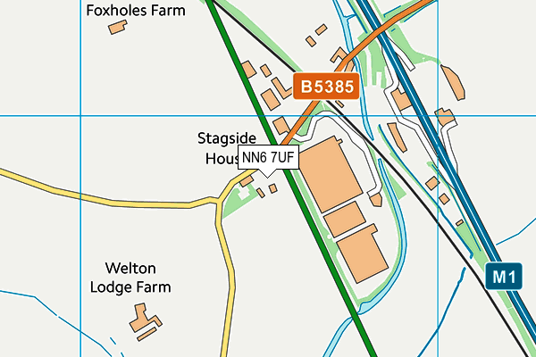 NN6 7UF map - OS VectorMap District (Ordnance Survey) NN6 7UF map - OS VectorMap District (Ordnance Survey)