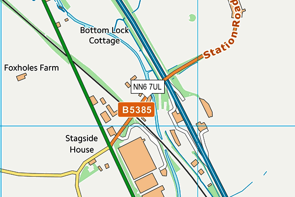 NN6 7UL map - OS VectorMap District (Ordnance Survey)