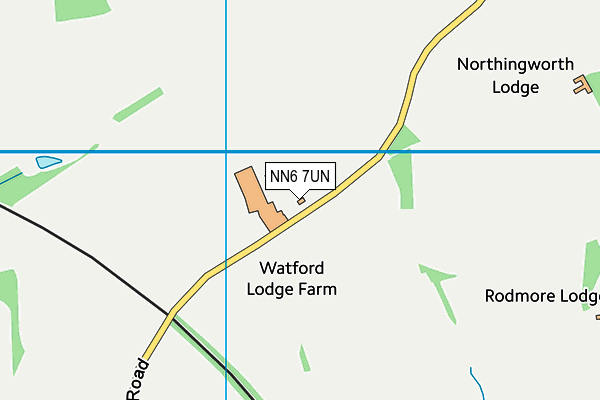NN6 7UN map - OS VectorMap District (Ordnance Survey) NN6 7UN map - OS VectorMap District (Ordnance Survey)