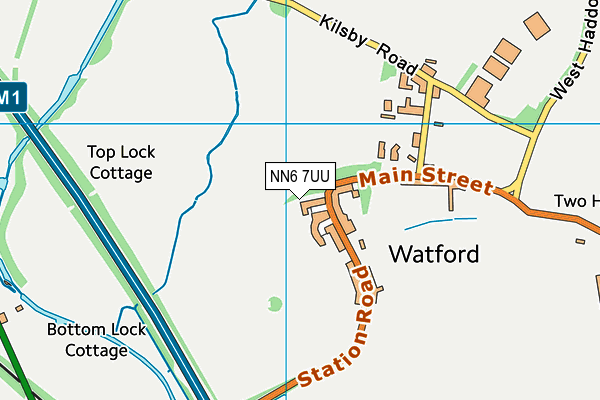 NN6 7UU map - OS VectorMap District (Ordnance Survey) NN6 7UU map - OS VectorMap District (Ordnance Survey)