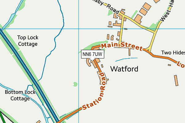 NN6 7UW map - OS VectorMap District (Ordnance Survey) NN6 7UW map - OS VectorMap District (Ordnance Survey)