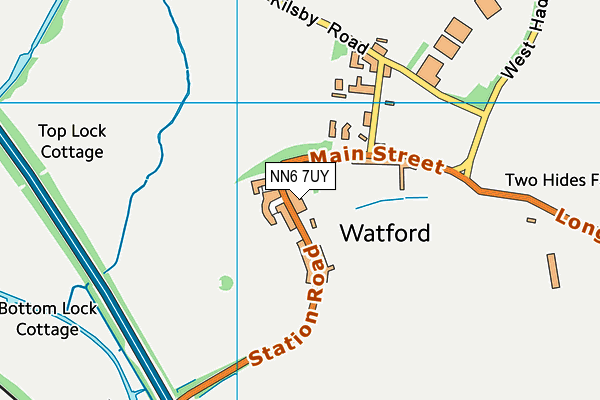 NN6 7UY map - OS VectorMap District (Ordnance Survey) NN6 7UY map - OS VectorMap District (Ordnance Survey)