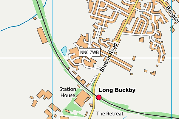 NN6 7WB map - OS VectorMap District (Ordnance Survey) NN6 7WB map - OS VectorMap District (Ordnance Survey)