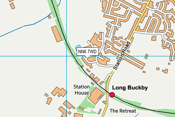 NN6 7WD map - OS VectorMap District (Ordnance Survey) NN6 7WD map - OS VectorMap District (Ordnance Survey)