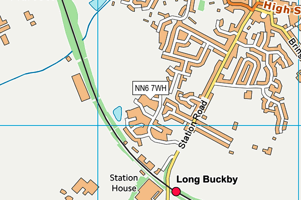 NN6 7WH map - OS VectorMap District (Ordnance Survey) NN6 7WH map - OS VectorMap District (Ordnance Survey)