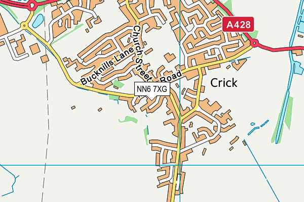 NN6 7XG map - OS VectorMap District (Ordnance Survey) NN6 7XG map - OS VectorMap District (Ordnance Survey)
