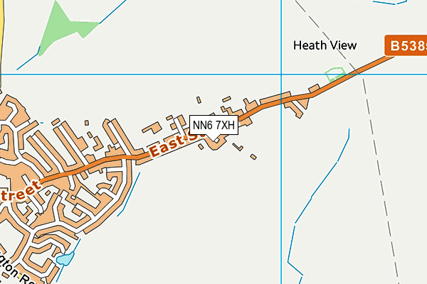 NN6 7XH map - OS VectorMap District (Ordnance Survey) NN6 7XH map - OS VectorMap District (Ordnance Survey)