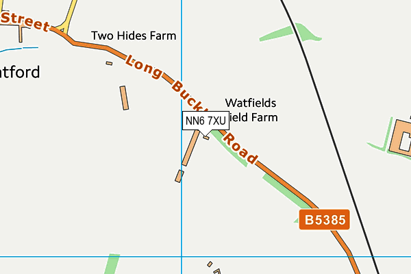 NN6 7XU map - OS VectorMap District (Ordnance Survey) NN6 7XU map - OS VectorMap District (Ordnance Survey)
