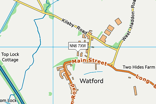 NN6 7XW map - OS VectorMap District (Ordnance Survey) NN6 7XW map - OS VectorMap District (Ordnance Survey)
