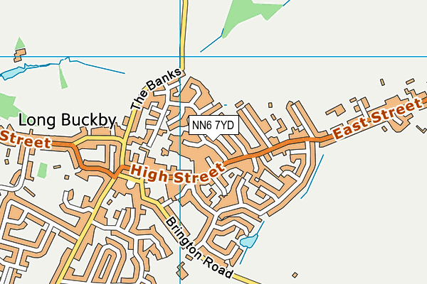 NN6 7YD map - OS VectorMap District (Ordnance Survey) NN6 7YD map - OS VectorMap District (Ordnance Survey)