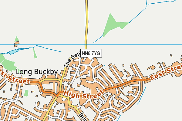 NN6 7YG map - OS VectorMap District (Ordnance Survey) NN6 7YG map - OS VectorMap District (Ordnance Survey)
