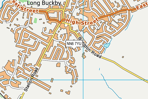 NN6 7YU map - OS VectorMap District (Ordnance Survey) NN6 7YU map - OS VectorMap District (Ordnance Survey)