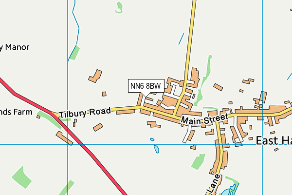 NN6 8BW map - OS VectorMap District (Ordnance Survey) NN6 8BW map - OS VectorMap District (Ordnance Survey)