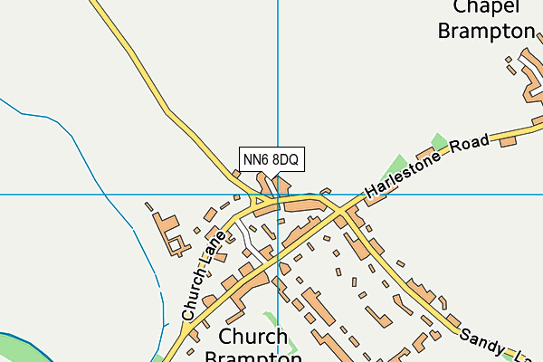 NN6 8DQ map - OS VectorMap District (Ordnance Survey) NN6 8DQ map - OS VectorMap District (Ordnance Survey)