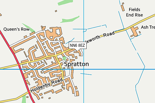 NN6 8EZ map - OS VectorMap District (Ordnance Survey) NN6 8EZ map - OS VectorMap District (Ordnance Survey)