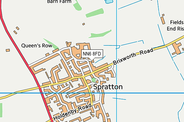 NN6 8FD map - OS VectorMap District (Ordnance Survey) NN6 8FD map - OS VectorMap District (Ordnance Survey)