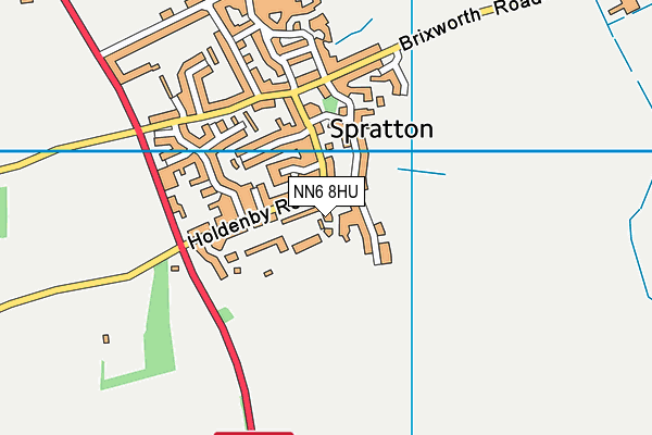 NN6 8HU map - OS VectorMap District (Ordnance Survey) NN6 8HU map - OS VectorMap District (Ordnance Survey)