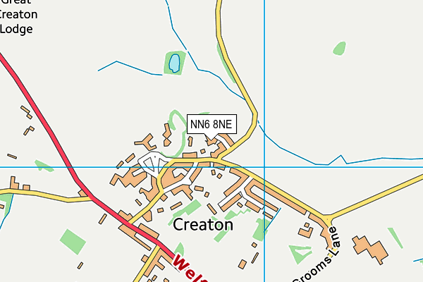 NN6 8NE map - OS VectorMap District (Ordnance Survey) NN6 8NE map - OS VectorMap District (Ordnance Survey)