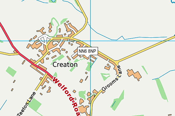 NN6 8NP map - OS VectorMap District (Ordnance Survey) NN6 8NP map - OS VectorMap District (Ordnance Survey)