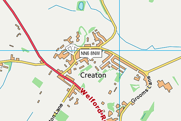 NN6 8NW map - OS VectorMap District (Ordnance Survey) NN6 8NW map - OS VectorMap District (Ordnance Survey)