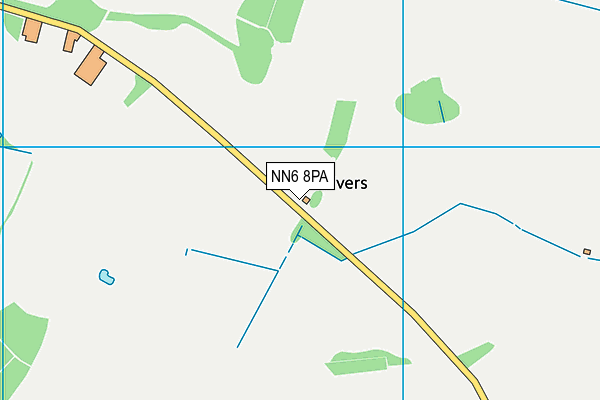 NN6 8PA map - OS VectorMap District (Ordnance Survey) NN6 8PA map - OS VectorMap District (Ordnance Survey)