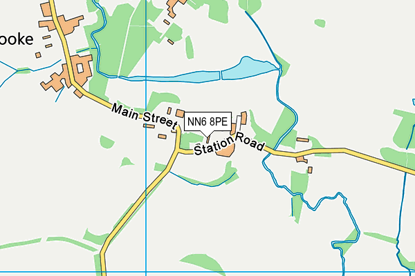NN6 8PE map - OS VectorMap District (Ordnance Survey) NN6 8PE map - OS VectorMap District (Ordnance Survey)