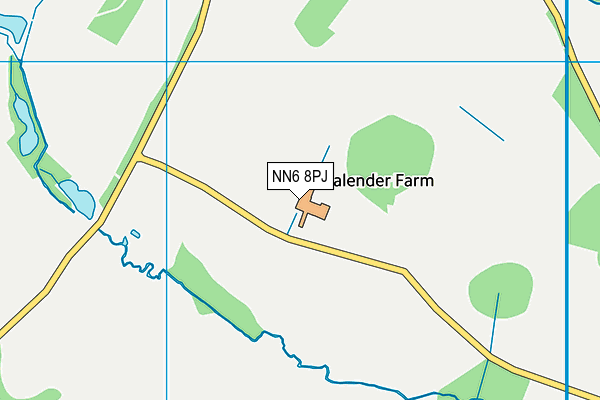 NN6 8PJ map - OS VectorMap District (Ordnance Survey) NN6 8PJ map - OS VectorMap District (Ordnance Survey)