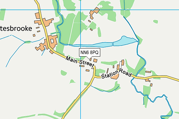 NN6 8PQ map - OS VectorMap District (Ordnance Survey) NN6 8PQ map - OS VectorMap District (Ordnance Survey)