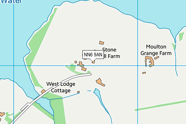 NN6 9AN map - OS VectorMap District (Ordnance Survey) NN6 9AN map - OS VectorMap District (Ordnance Survey)
